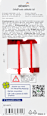 Haargummis rot mit Schleife  ebelin