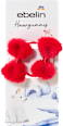 Haargummis rot mit Schleife  ebelin
