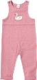 Overall mit Schwan-Motiv, rosa, Gr. 80 ALANA