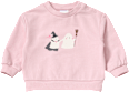 Sweatshirt mit Gespenster-Motiv, rosa, Gr. 62 ALANA