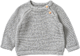 Pullover aus Strick mit Raglan-Ärmeln, grau, Gr. 86 ALANA