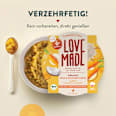 Menü Curry Reisgericht Karotte, Hähnchen, Kokos, Ingwer, ab 6 Monaten LoveMade Organics