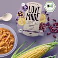 Menü Tex Mex mit Kartoffeln, Rindfleisch, Mais, Kreuzkümmel, ab 8 Monaten LoveMade Organics
