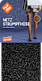 Strumpfhose Netz mit Glitzer-Effekt Transparent, Gr. 42-44 nur die