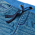 Jeans mit schmalem Schnitt & Rippbund, blau, Gr. 140 ALANA