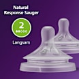 Trinksauger Natural Response Silikon, Durchflussrate 2 PHILIPS AVENT