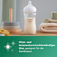 Babyflasche aus Glas Natural Response weiß, ab dem 3. Monat, 240ml PHILIPS AVENT