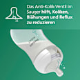Babyflasche aus Glas Natural Response weiß, ab dem 3. Monat, 240ml PHILIPS AVENT