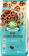 Bio luženi prigrizek oblit s polnomlečno čokolado, brez glutena dmBio