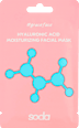 Mască facială hidratantă cu Acid Hialuronic soda