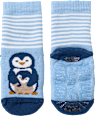 Stoppersocken mit Pinguin-Motiv, blau, Gr. 23/24 ALANA