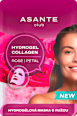 Hydrogélová pleťová maska Collagen Rose ASANTE