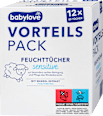 vlhčené ubrousky Sensitive 12x80 ks babylove