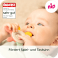 Beißring türkis/orange Nip