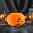 Plüschkürbis sitzend mit Beinchen & Gesicht, orange-braun Dekorieren & Einrichten
