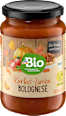 Tomatensauce Bolognese mit Kürbis und Linsen dmBio