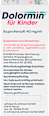 Dolormin für Kinder Ibuprofensaft 40 mg/ml Dolormin