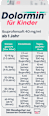 Dolormin für Kinder Ibuprofensaft 40 mg/ml Dolormin