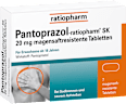 Pantoprazol-ratiopharm® SK 20 mg magensaftresistente Filmtabletten ratiopharm