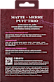 Geschenkset XMAS Matte + Puff Trio REAL TECHNIQUES