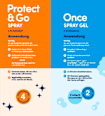 HEDRIN Vorteilspack (60 ml ONCE Spray Gel + 100 ml Protect & Go Spray) Hedrin