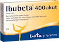 betapharm Ibubeta 400 akut 400 mg Filmtabletten betapharm