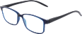 Očala za branje, dioptrija: +1,00, modro-črna visiomax
