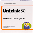 Unizink® 50 50 mg, magensaftresistente Tabletten Unizink