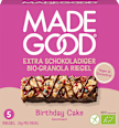 Müsliriegel Chocolate Drizzled Granola Birthday Cake Flavour (5x24g) Made Good