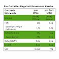 Fruchtriegel Banane & Kirsche, ab 3 Jahren (4x23 g) Freche Freunde