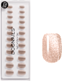 Künstliche Nägel Press Ons Extra Short Square Champagne Cateye Doonails