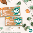 100 % Organic Cotton tampóny Normal o.b.