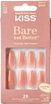 Bare But Better unghii false NUDE GLOW LONG COFFIN KISS