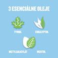 Ústna voda Advanced White Mild Taste Spearmint Listerine