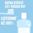 Ústna voda Advanced White Mild Taste Spearmint Listerine