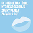 Ústna voda Advanced White Mild Taste Spearmint Listerine