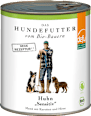 Nassfutter Hund mit Bio Huhn, Karotten & Hirse, sensitiv Defu