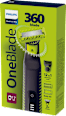 360 hibrid borotva, 12in1, QP6507/23 PHILIPS OneBlade