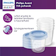 Etető szett 10x180ml + 10x240ml VIA poharak etetőkanállal PHILIPS AVENT
