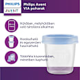 Etető szett 10x180ml + 10x240ml VIA poharak etetőkanállal PHILIPS AVENT