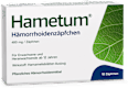 Hametum 400 mg Hämorrhoidenzäpfchen, Hamamelisblätter-Auszug Hametum