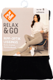 Leggings Ripp-Optik schwarz, Gr. S nur die