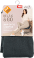 Relax & Go Ripp-Optik Leggings Gr. 40/42 dunkelgrün nur die