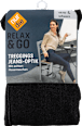 Relax & Go Treggings Jeans-Optik schwarz, Gr. 44/46 nur die