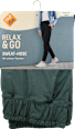 Sweathose Relax & Go olive, Gr. 44/46 nur die