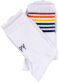 Good Vibes Socken weiß Regenbogen, Gr. 39 - 42 (2 Paar) nur die