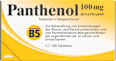 Panthenol JENAPHARM 100 mg Tabletten, Wirkstoff: Dexpanthenol JENAPHARM