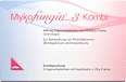Mykofungin 3 Kombi 200 mg Vaginaltabletten und 10 mg/g Creme, Wirkstoff: Clotrimazol Mykofungin