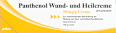 Panthenol Wund- und Heilcreme JENAPHARM 50mg/g Creme, Wirkstoff: Dexpanthenol JENAPHARM