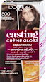 Farba na vlasy - 500 svetlá hnedá L'ORÉAL PARiS casting CRÈME GLOSS